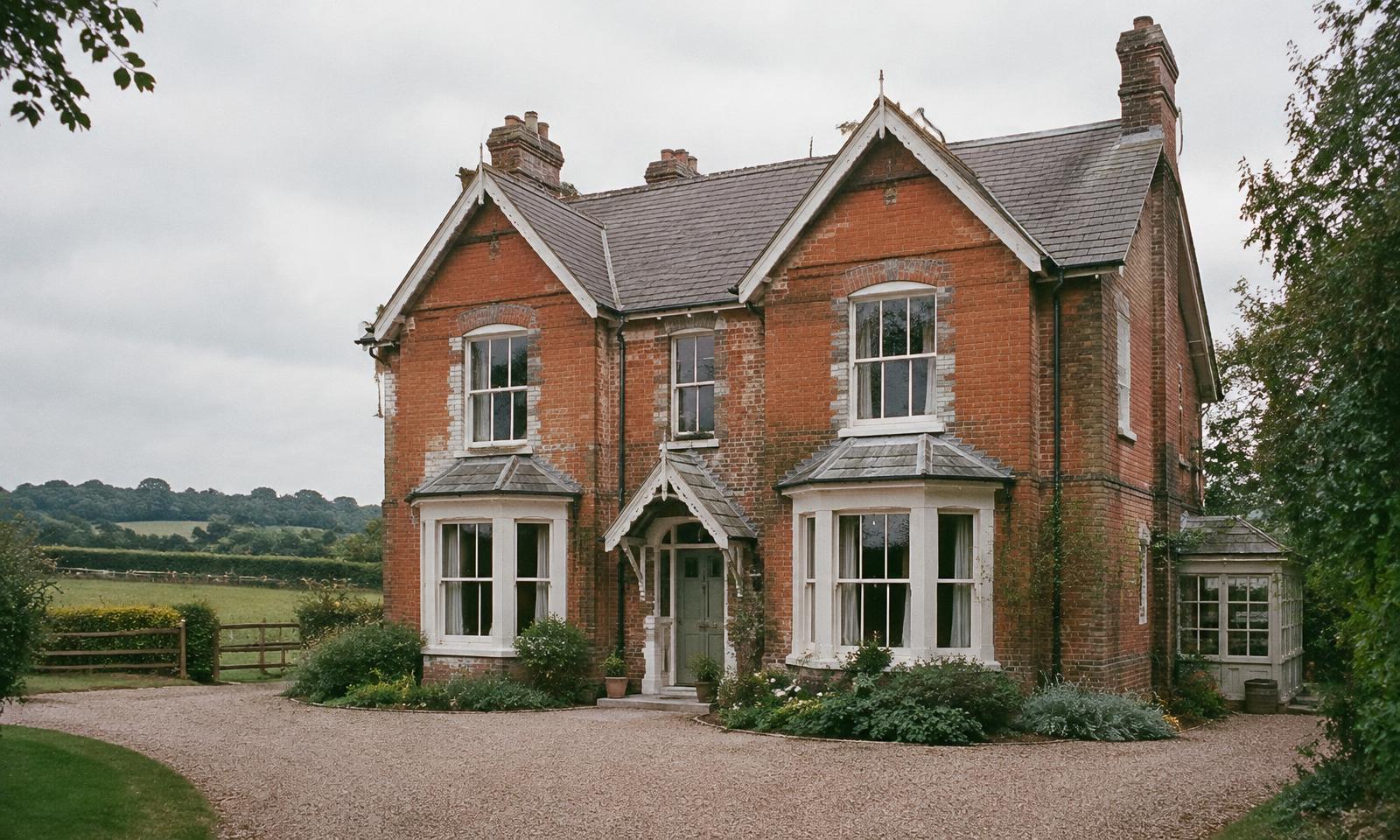 The front of the house